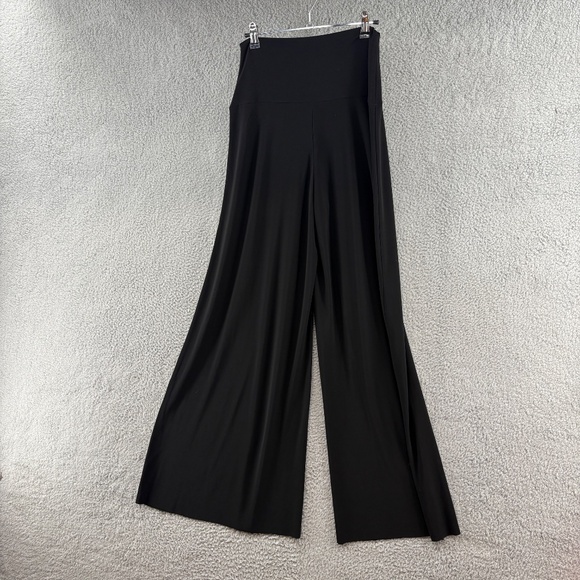 Norma Kamali Black Elephant Wide Leg‎ Pull On Pants Size Medium - Picture 4 of 14